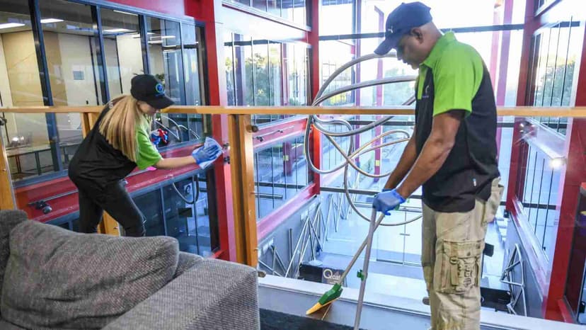 Commercial building strata cleaning